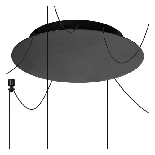 LUCIDE LORENZ Pendant  LED  6x4W Black Matte závěsné svítidlo, lustr - obrázek