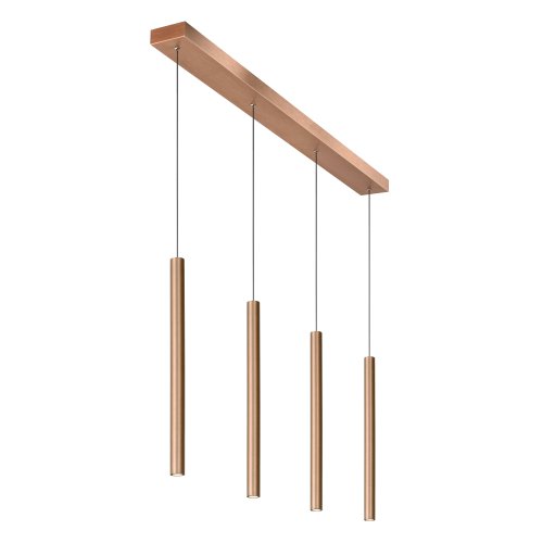 LUCIDE LORENZ Pendant  LED  4x4W Satin Copper závěsné svítidlo, lustr - obrázek