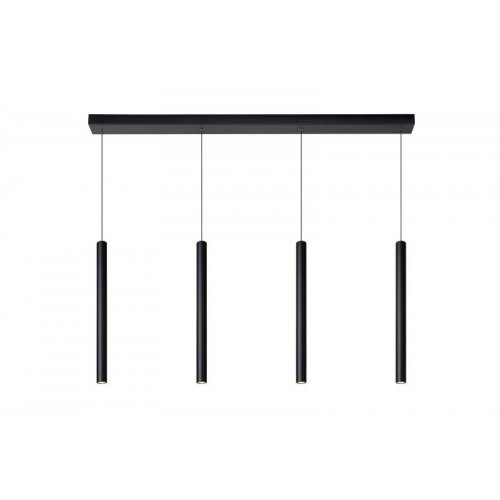 LUCIDE LORENZ Pendant  LED  4x4W Black Matte závěsné svítidlo, lustr - obrázek