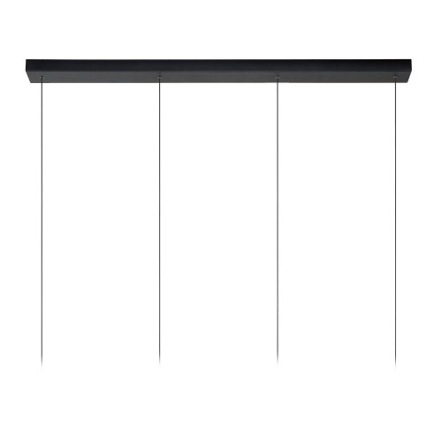 LUCIDE LORENZ Pendant  LED  4x4W Black Matte závěsné svítidlo, lustr - obrázek