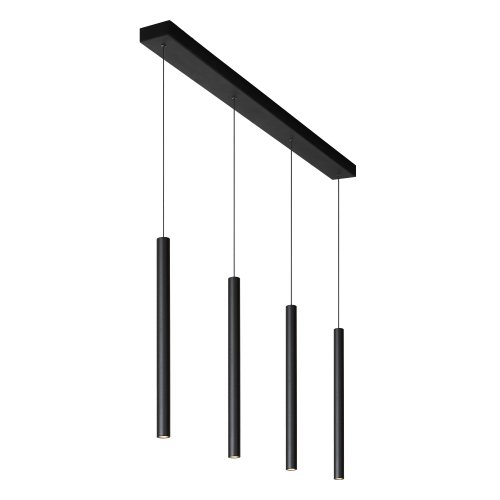 LUCIDE LORENZ Pendant  LED  4x4W Black Matte závěsné svítidlo, lustr - obrázek