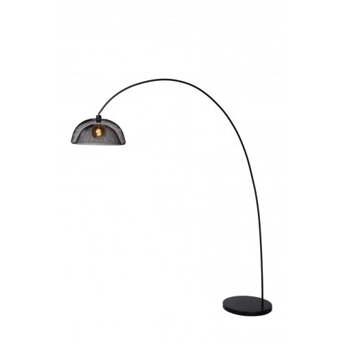 LUCIDE MESH Floorlamp E27/60W Black stojací lampa - obrázek