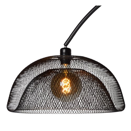 LUCIDE MESH Floorlamp E27/60W Black stojací lampa - obrázek