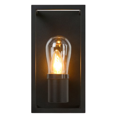 LUCIDE CARLYN Wall lamp Bathroom E14/6W Black nástěnné svítidlo - obrázek