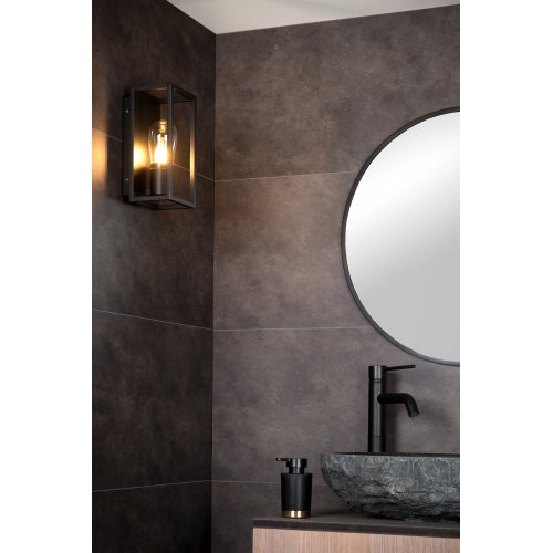 LUCIDE CARLYN Wall lamp Bathroom E14/6W Black nástěnné svítidlo - obrázek