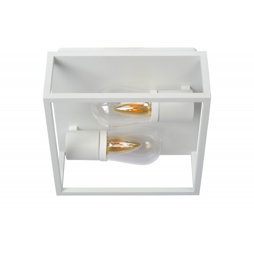 LUCIDE CARLYN Ceiling Light Bathroom 2x E14/6W White - obrázek