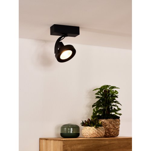 LUCIDE DORIAN Ceiling spotlight Dim-to-Warm GU10 12W Blac bodové svítidlo, bodovka - obrázek