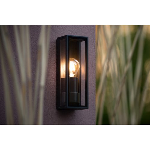 LUCIDE DUKAN Oustide wall lamp E27/40W Black nástěnné svítidlo - obrázek