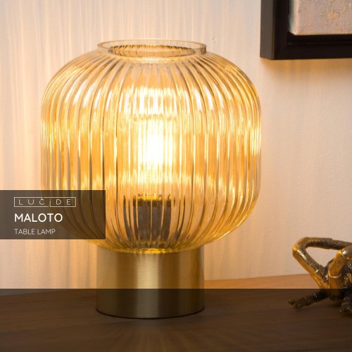 LUCIDE MALOTO Table lamp E27 JantĂˇr stolní lampa - obrázek