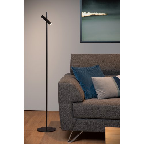 LUCIDE PHILON Floorlamp Led 4.5W/380LM Black stojací lampa - obrázek