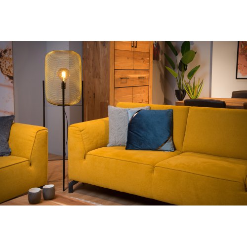 LUCIDE MESH - Floor lamp - Ă 35 cm - E27 - Satin Brass stojací lampa - obrázek