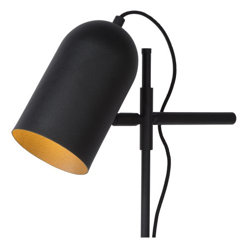 LUCIDE EDEK - Table lamp - E27 - Black stolní lampa - obrázek