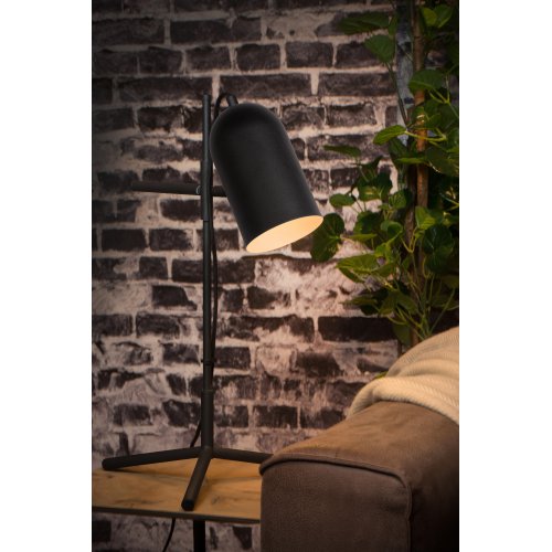 LUCIDE EDEK - Table lamp - E27 - Black stolní lampa - obrázek