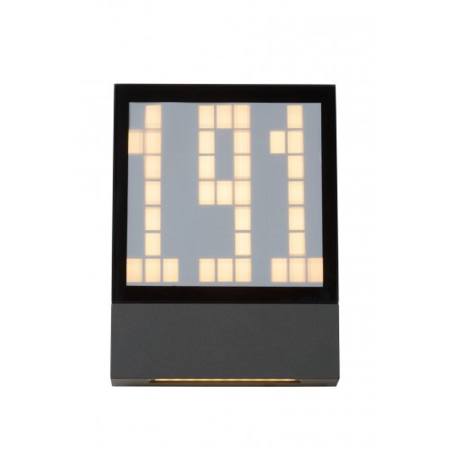 LUCIDE DIGIT Outdoor Wall lamp 3w /   Led 2700K Antracite venkovní svítidlo - obrázek