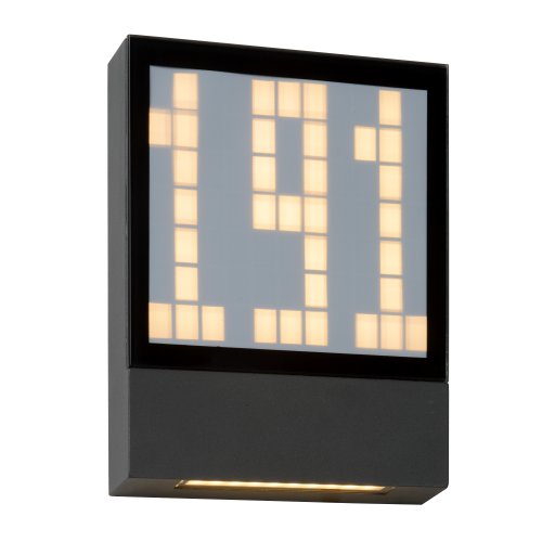 LUCIDE DIGIT Outdoor Wall lamp 3w /   Led 2700K Antracite venkovní svítidlo - obrázek