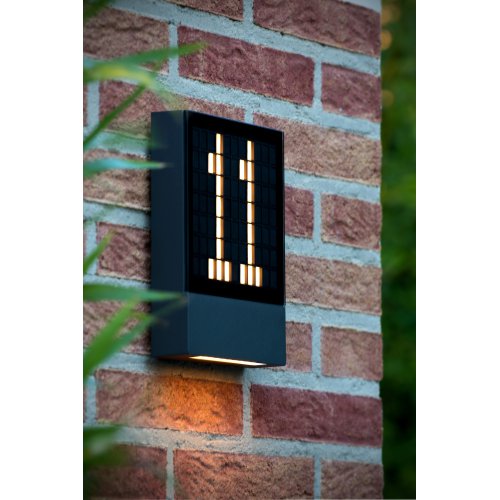 LUCIDE DIGIT Outdoor Wall lamp 3w /   Led 2700K Antracite venkovní svítidlo - obrázek