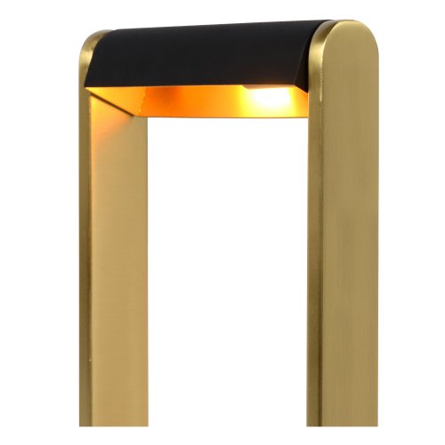 LUCIDE LORAS Table lamp G9/max 33W Satin Brass / Black stolní lampa - obrázek