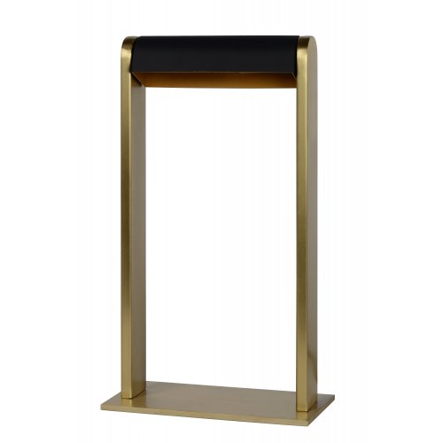 LUCIDE LORAS Table lamp G9/max 33W Satin Brass / Black stolní lampa - obrázek