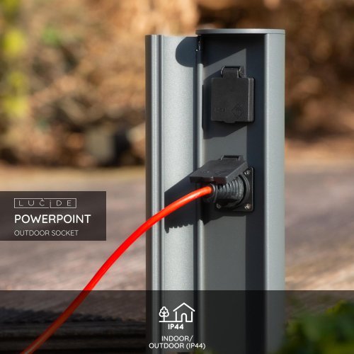 LUCIDE POWERPOINT Plug box venkovní napájecí sloupek - obrázek