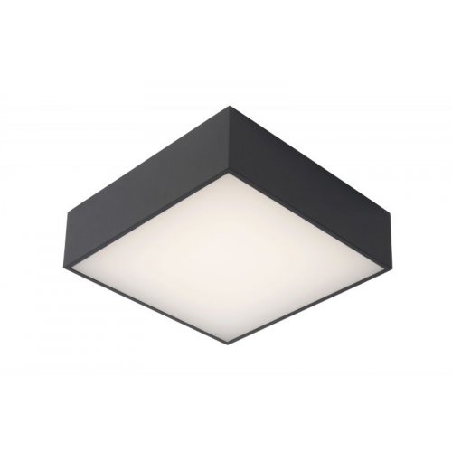 LUCIDE ROXANE Ceiling Light Led Square10W  Anthraci venkovní svítidlo - obrázek