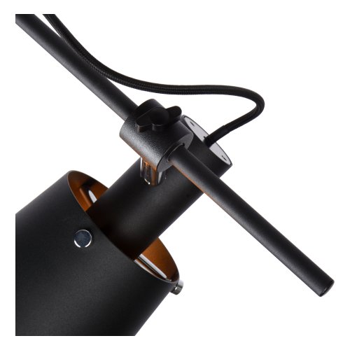 LUCIDE QUINNY Ceiling spot Light E27/40W H 50cm Black - obrázek