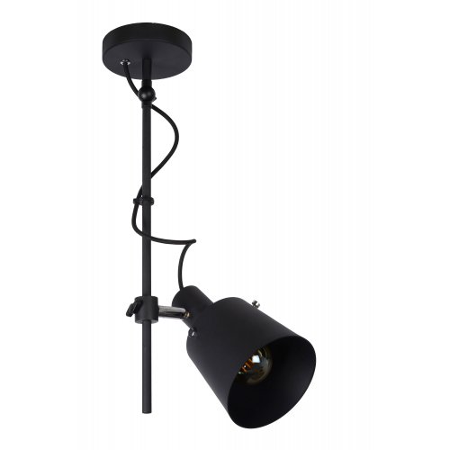 LUCIDE QUINNY Ceiling spot Light E27/40W H 50cm Black - obrázek
