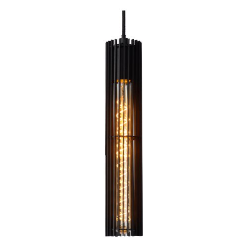 LUCIDE LIONEL Pendant 5xE27/40W Black závěsné svítidlo, lustr - obrázek