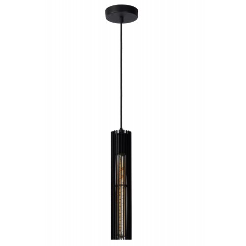 LUCIDE LIONEL Pendant 1xE27/40W Black závěsné svítidlo, lustr - obrázek