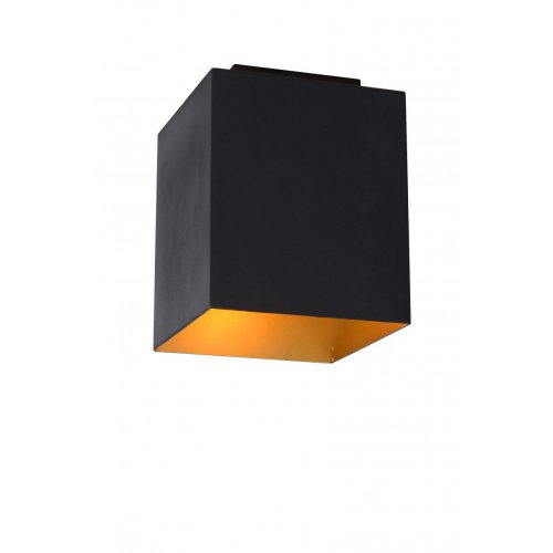 LUCIDE SUZY Table lamp E14/40W Square Black/Gold stolní lampa - obrázek