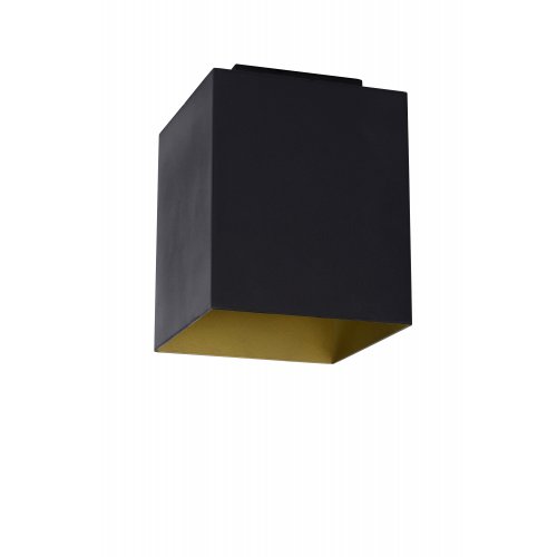 LUCIDE SUZY Table lamp E14/40W Square Black/Gold stolní lampa - obrázek