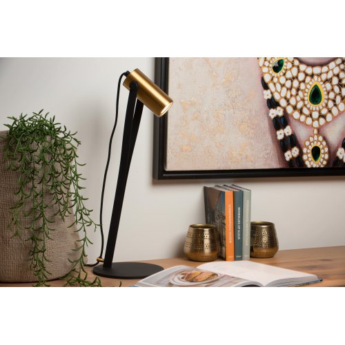 LUCIDE JANTUANO Desk lamp 1x GU10  Black stolní lampa - obrázek