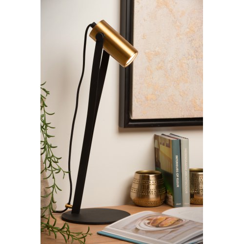 LUCIDE JANTUANO Desk lamp 1x GU10  Black stolní lampa - obrázek