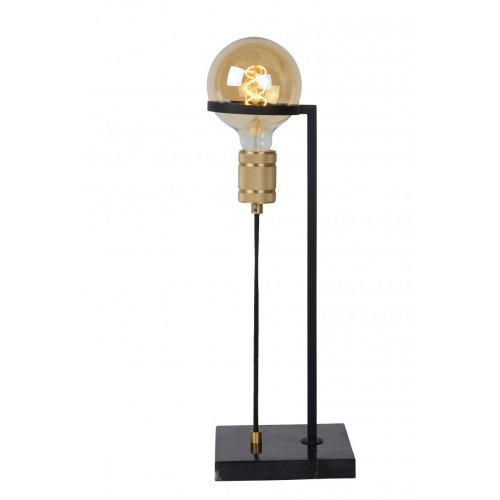 LUCIDE OTTELIEN Table lamp E27/60W H50cm Black stolní lampa - obrázek