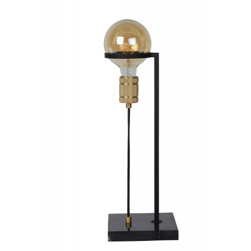 LUCIDE OTTELIEN Table lamp E27/60W H50cm Black stolní lampa - obrázek