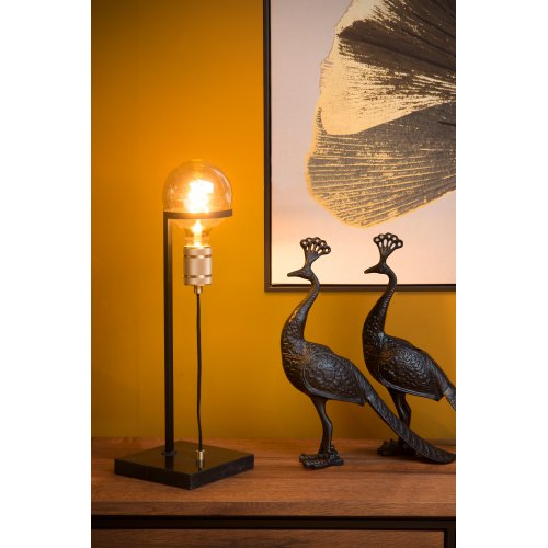 LUCIDE OTTELIEN Table lamp E27/60W H50cm Black stolní lampa - obrázek