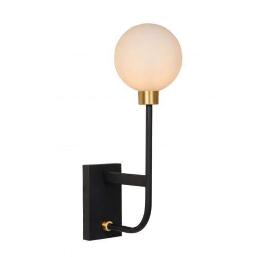 LUCIDE BEREND Wall Light 1xG9/33W 13/21/40cm Black/White nástěnné svítidlo - obrázek