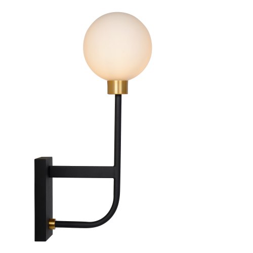 LUCIDE BEREND Wall Light 1xG9/33W 13/21/40cm Black/White nástěnné svítidlo - obrázek