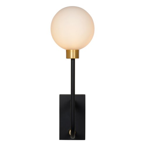 LUCIDE BEREND Wall Light 1xG9/33W 13/21/40cm Black/White nástěnné svítidlo - obrázek