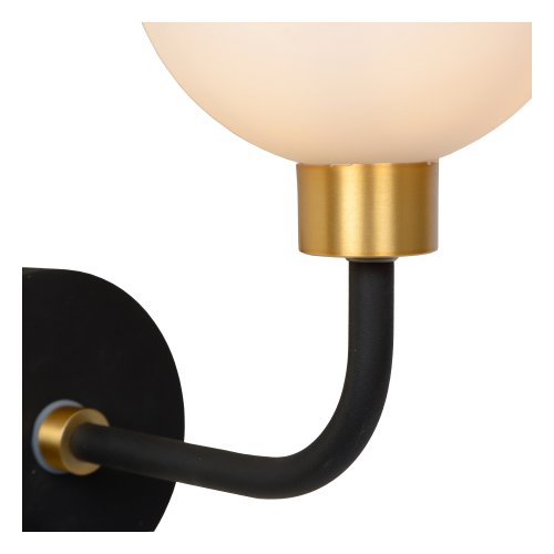 LUCIDE BEREND Wall Light 1xG9/33W 13/21/6.2cm Black/White nástěnné svítidlo - obrázek