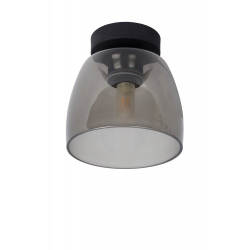 LUCIDE TYLER Wall Light 1xG9/33W Black/Smoke Glass nástěnné svítidlo - obrázek