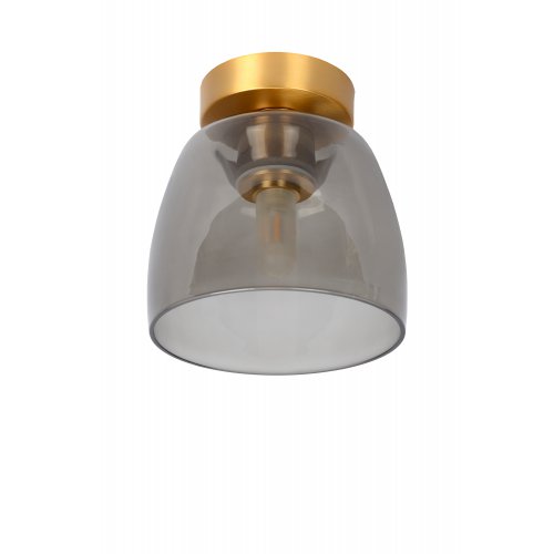 LUCIDE TYLER Wall Light 1xG9/33W Gold/Smoke Glass nástěnné svítidlo - obrázek