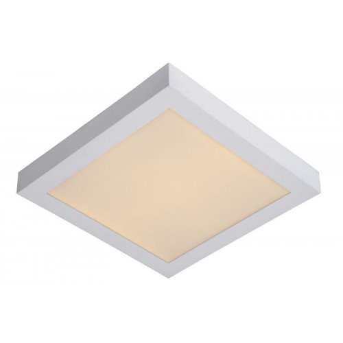 LUCIDE BRICE-LED Ceiling L. Dimmable 30W Square IP44