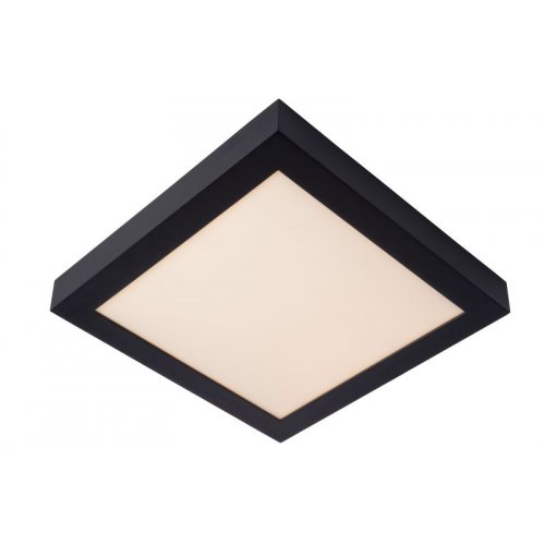 LUCIDE BRICE-LED Ceiling L. Dimmable 30W Square IP44 Blac - obrázek