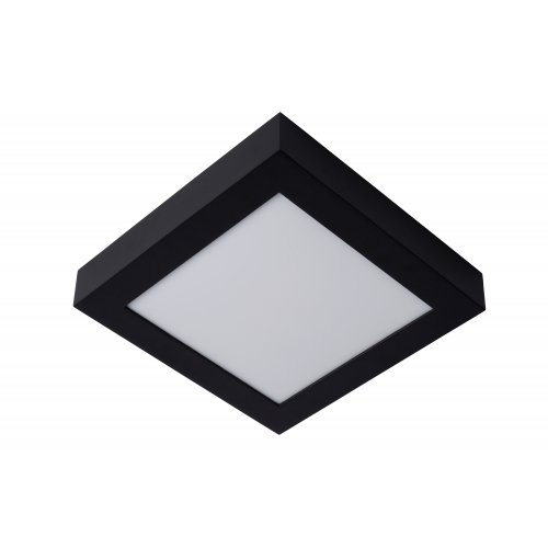 LUCIDE BRICE-LED Ceiling L. Dimmable 22W Square IP44 Blac - obrázek