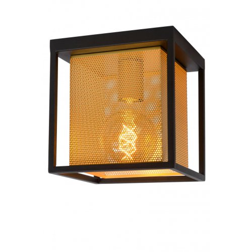 LUCIDE SANSA Ceiling light 1xE27/40W Black/Gold