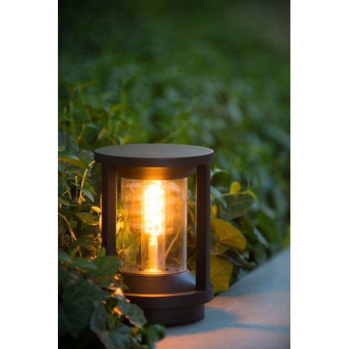 LUCIDE CADIX Outdoor Base lamp 22cm E27/max 15W led Black venkovní svítidlo - obrázek