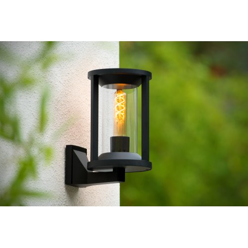 LUCIDE CADIX Outdoor Ceiling light E27/max 15W led Black venkovní svítidlo - obrázek