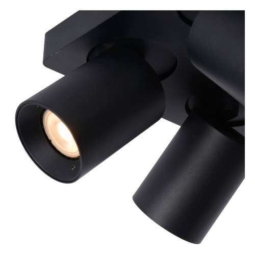 LUCIDE NIGEL Ceiling spotlight 4xGU10/5W Black - obrázek