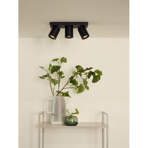 LUCIDE NIGEL Ceiling spotlight 3xGU10/5W Black - obrázek