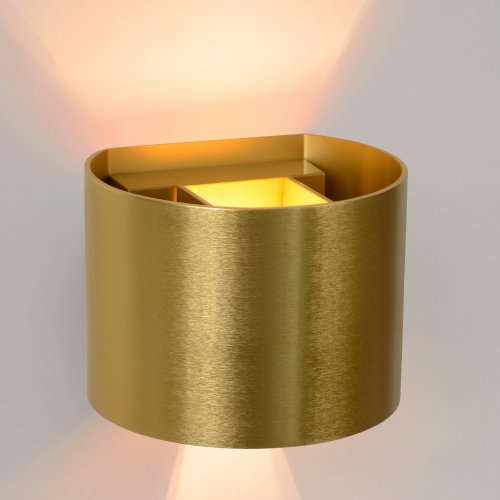 LUCIDE XIO Wall Light Round G9/3.5W 350LM 2700K Satin Br nástěnné svítidlo - obrázek